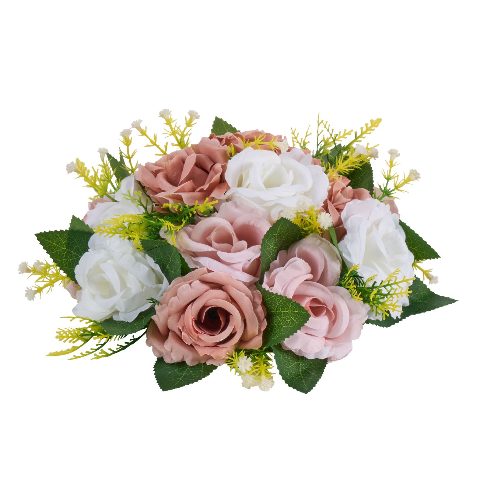 Flower Ball Arrangement Bouquet 10PCS, 240 mm Diameter Artificial Flower Balls Wedding Table Centerpieces, Faux Rose Arrangements for Wedding Centerpiece Home