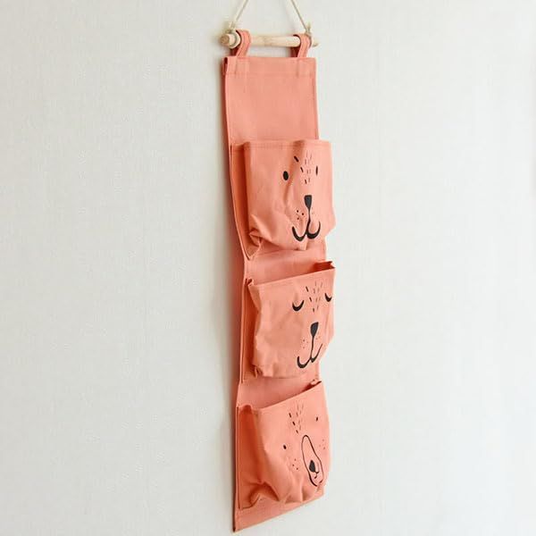 3Pcs Wall Hanging Storage Bag Organizer for Bedroom Aesthetic – Waterproof Over The Door Closet Organizer with Remote — image 3