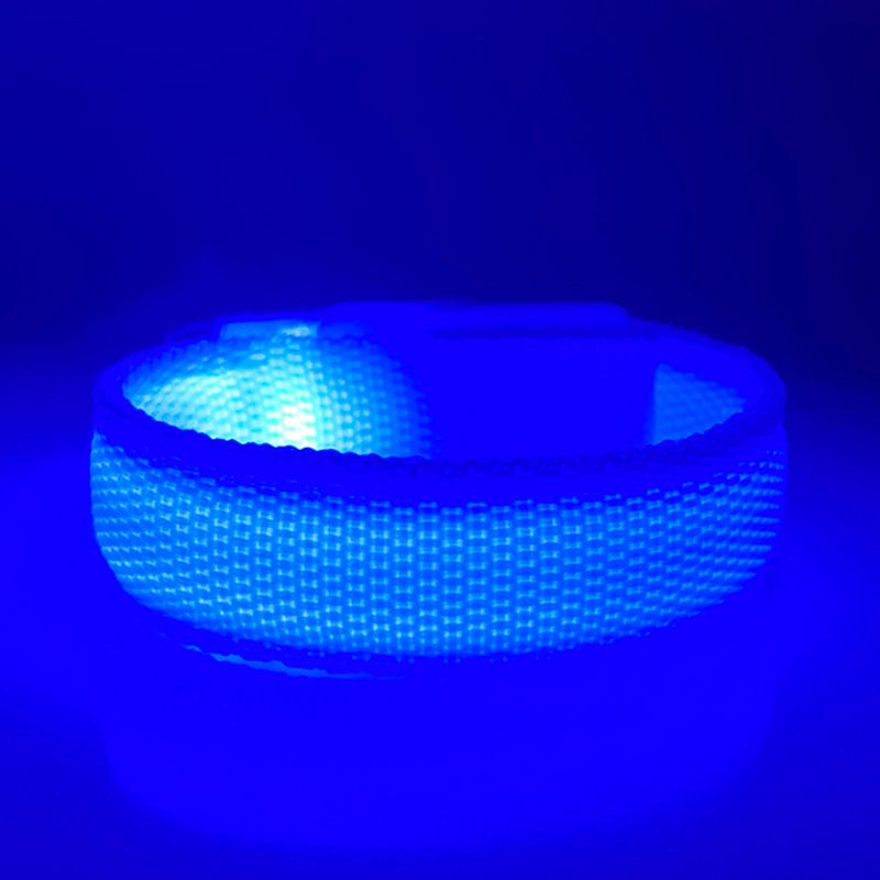 Fashion&cool LED Slap Band,Glow in The Dark Adjustable Bracelets for Men&Women,Night Safety Lights for Running(5pcs) — image 2