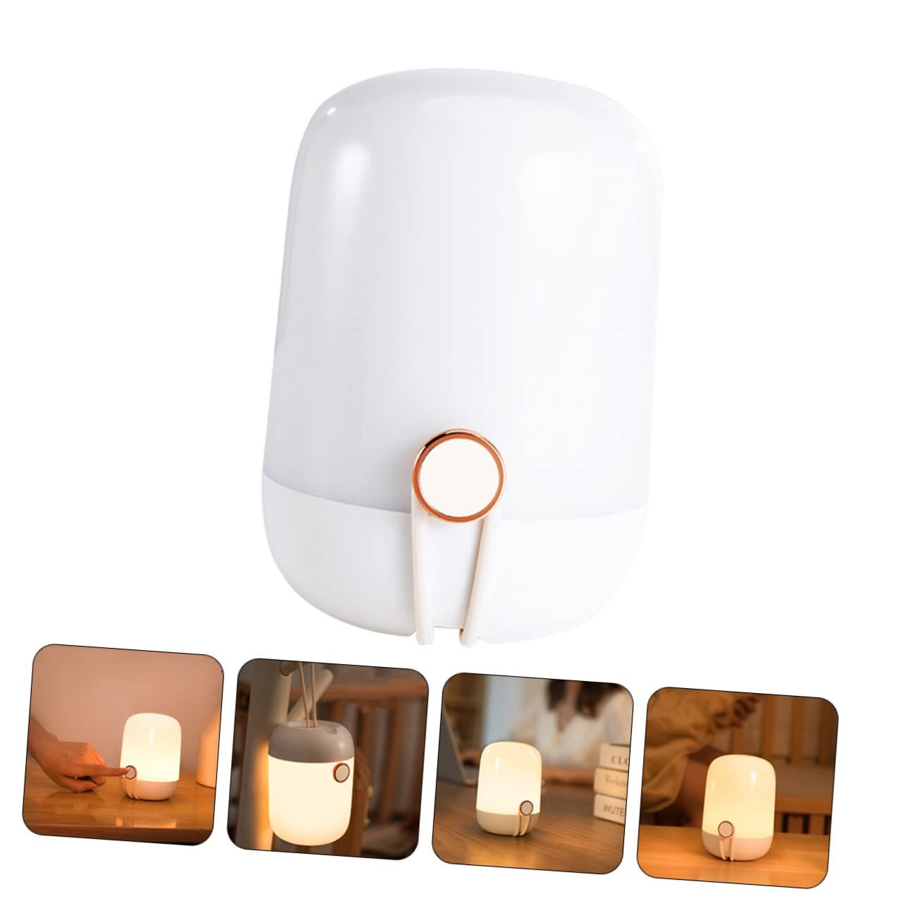 1set Led Portable Night Light Kids Night Lamp Bedside Night Lamp for Bedroom Night Lamp with Touch Control Breastfeeding — image 4