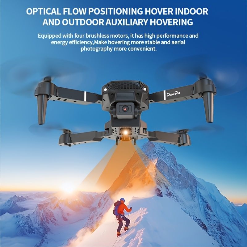 Upgraded foldable drone, equipped with dual high-definition cameras | obstacle avoidance, brushless motor, long distance, 360° flip, one-key take-off/landing — image 4