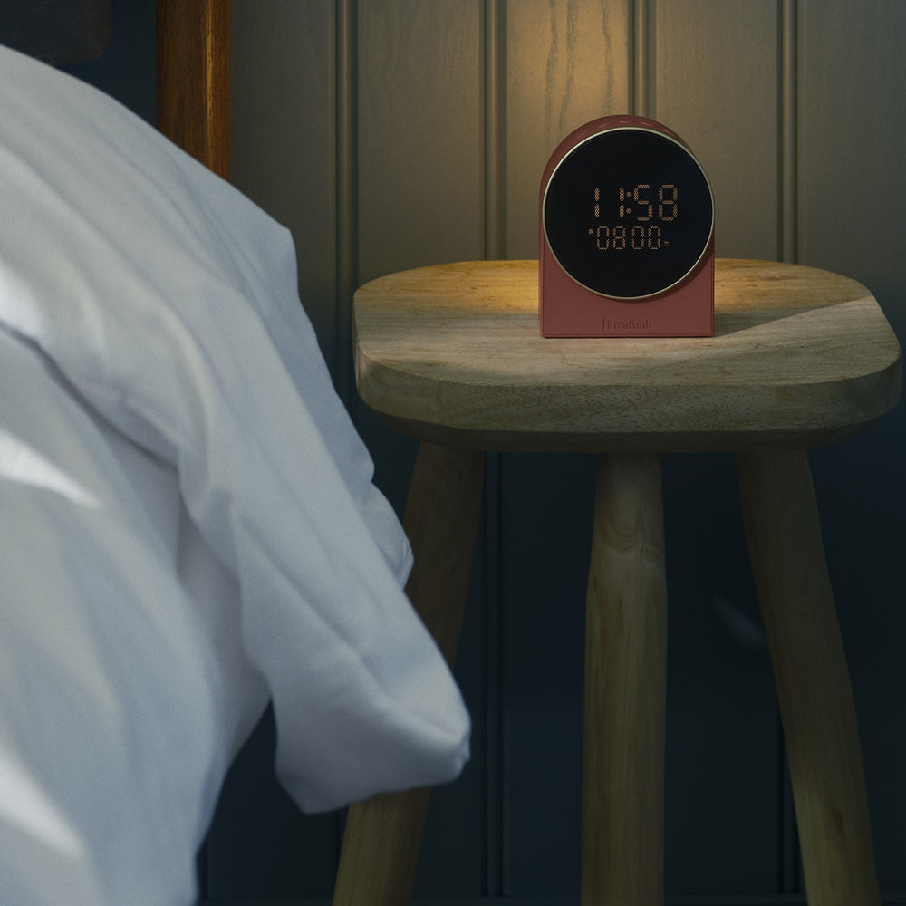 Kreafunk Ivy Alarm Clock W/ Bluetooth Speaker - Terracotta — image 2