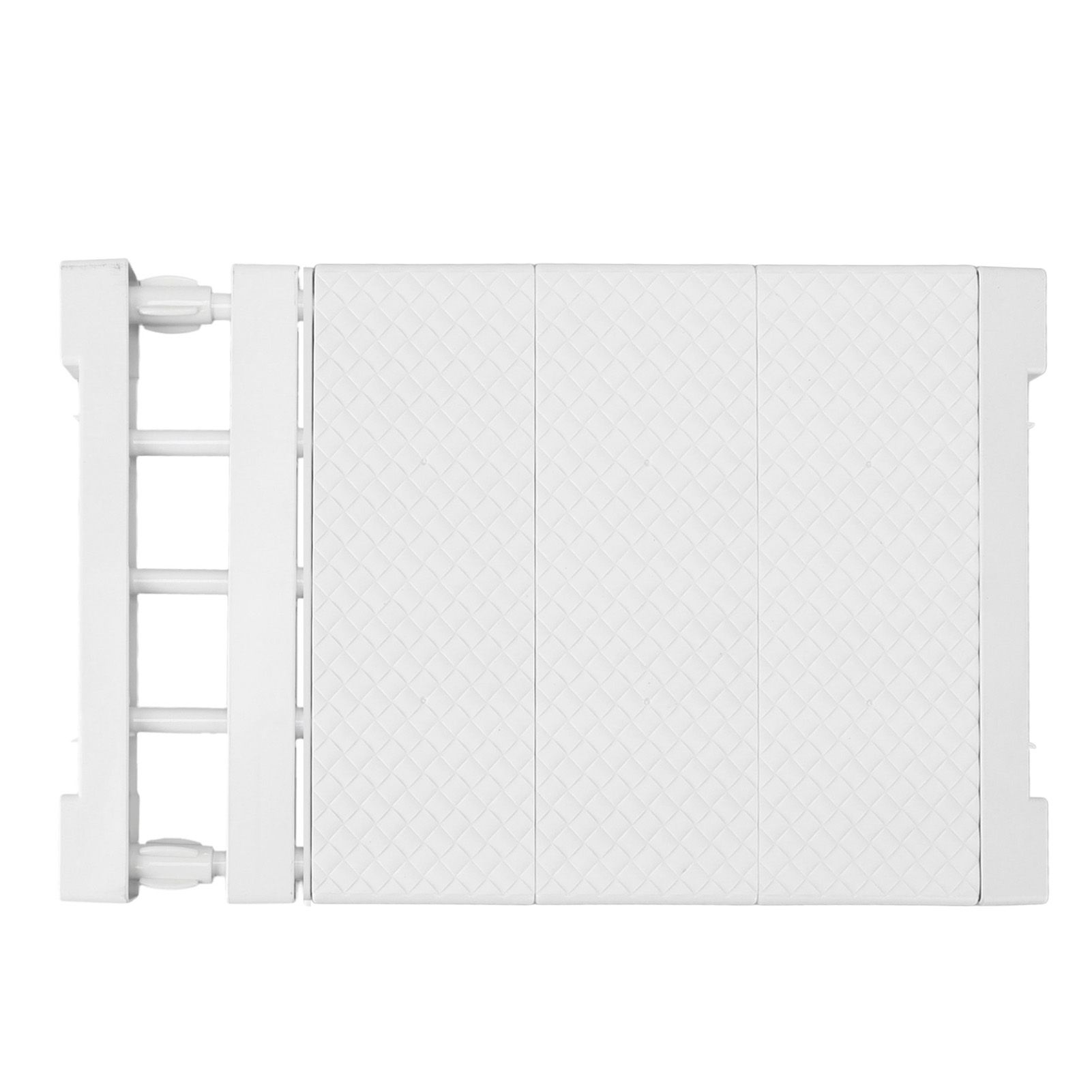 Tension Shelf Adjustable Closet Divider 24cm Width Storage Rack for Cabinet Wardrobe 38 ~ 55cm / 14.96 ~ 21.65in — image 5