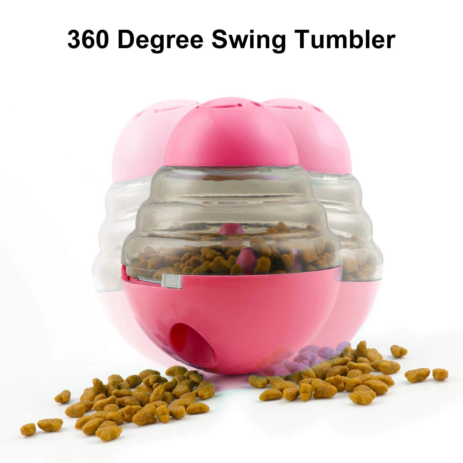 Dog Leaky Food Toy Interactive Dog Cat Toy Food Treat Dispensing Toys, Slow Feeder Treat Ball for Pets Increases IQ — image 4