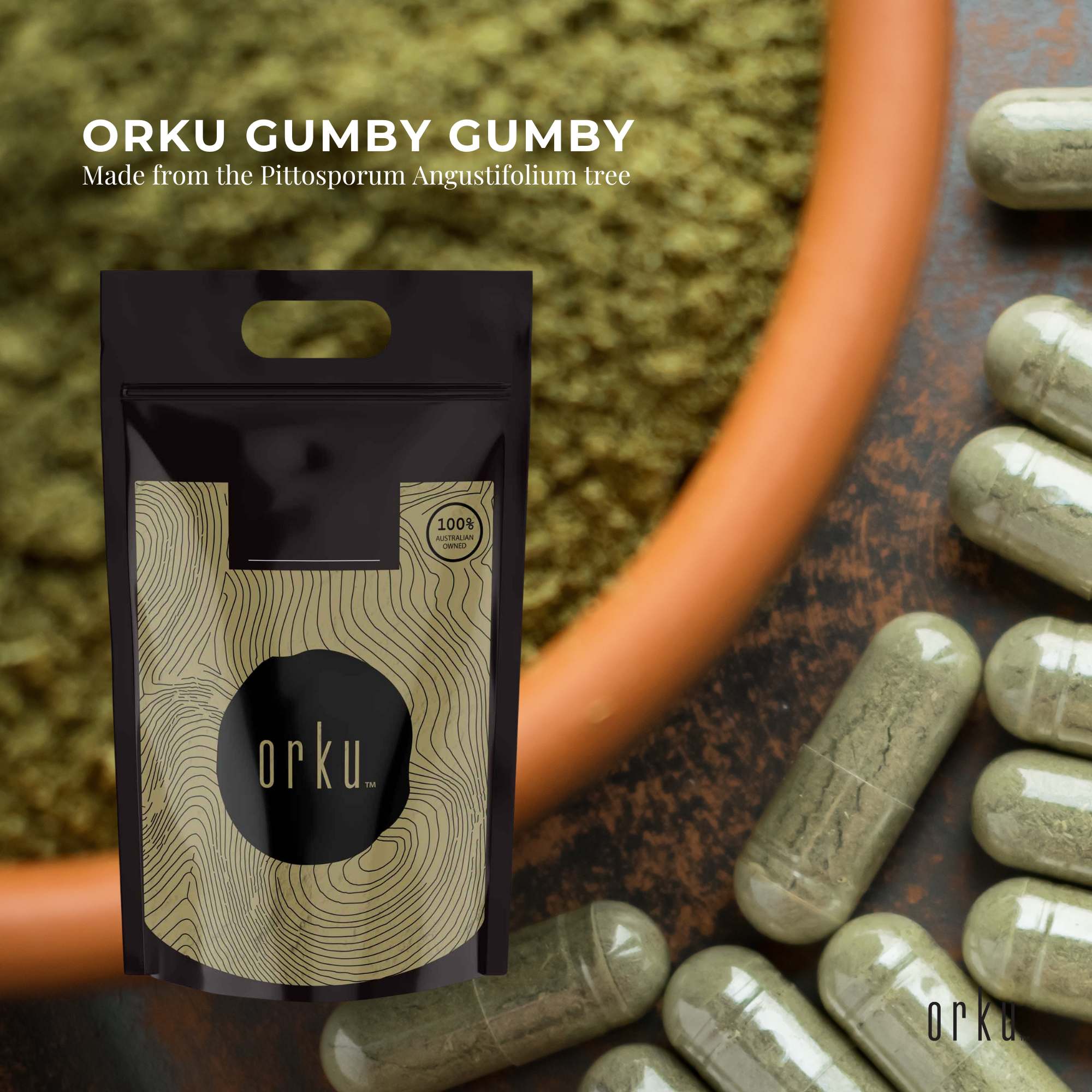 5Kg Gumby Pure Powder - Gumbi Aboriginal Plant Pittosporum Angustifolum — image 2