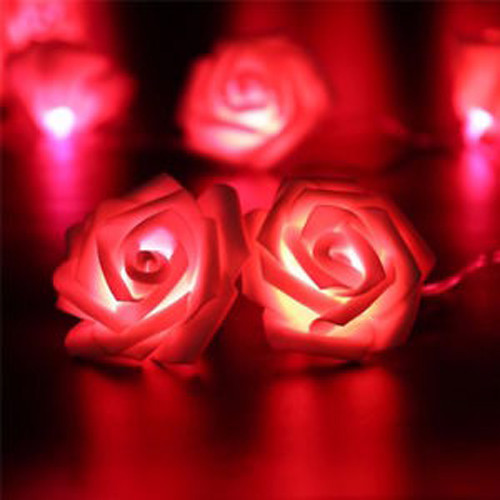 Red Rose battery string fairy light - party night light wedding decoration โ image 2