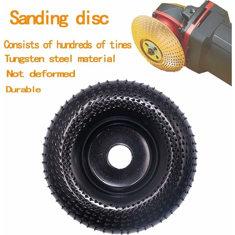 Wood Carving Disc (Ø 110Mmx 22 Mm) Wood Grinding Disc Chainsaw Disc, Tungsten Carbide Wood Grinding, Grinding Discs For — image 4