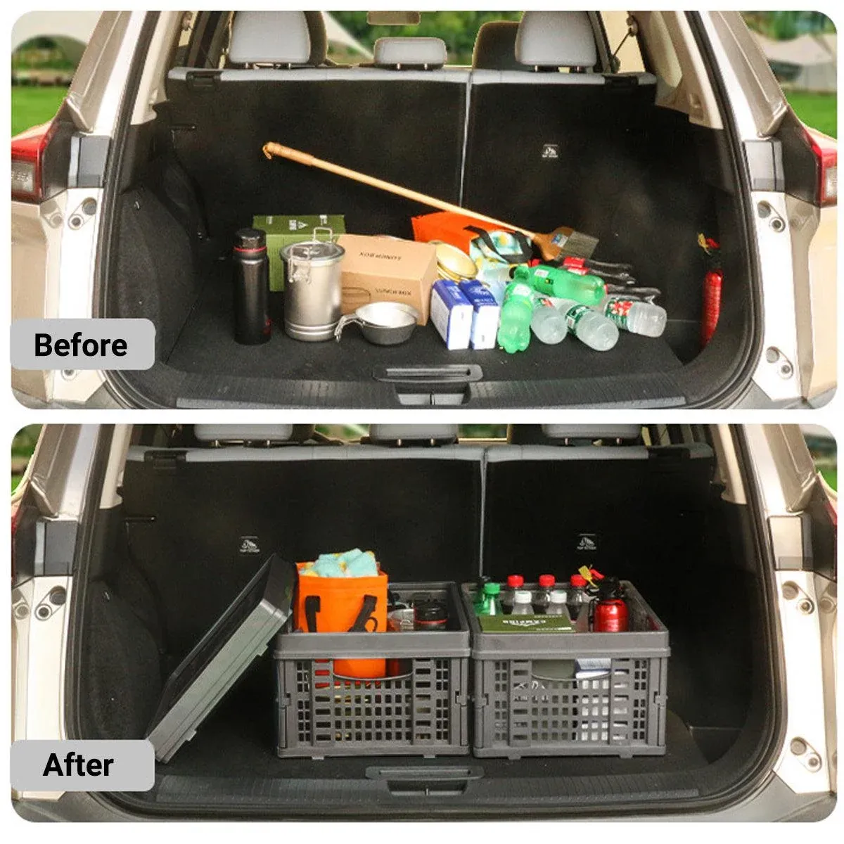 Car Trunk Storage Box Oversized Car Folding Box Outdoor Camping Large Capacity Finishing — image 6