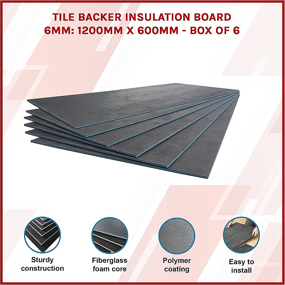 Tile Backer Insulation Board 6MM: 1200mm x 600mm - Box of 6 — image 3