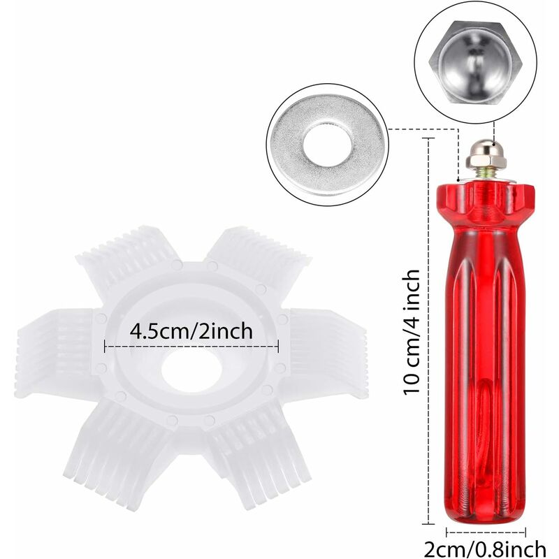 4 Pieces Air Conditioner Condenser Comb Air Conditioner Comb Ac Fin Comb Refrigerator Stainless Steel Comb, 3 Styles โ image 3