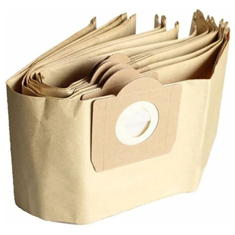 Karcher WD3 Vacuum Cleaner Bags, 5-pack straight vacuum cleaner bags for Karcher WD3, WD 3 Premium, WD3200, WD3500P, A2204, A2534, SE4001.._MGF