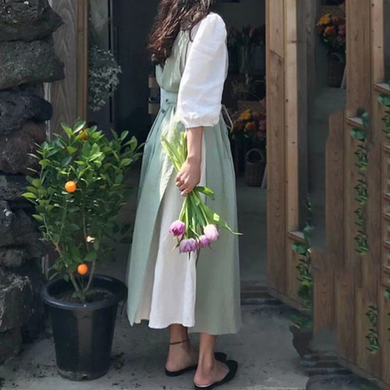 French retro apron