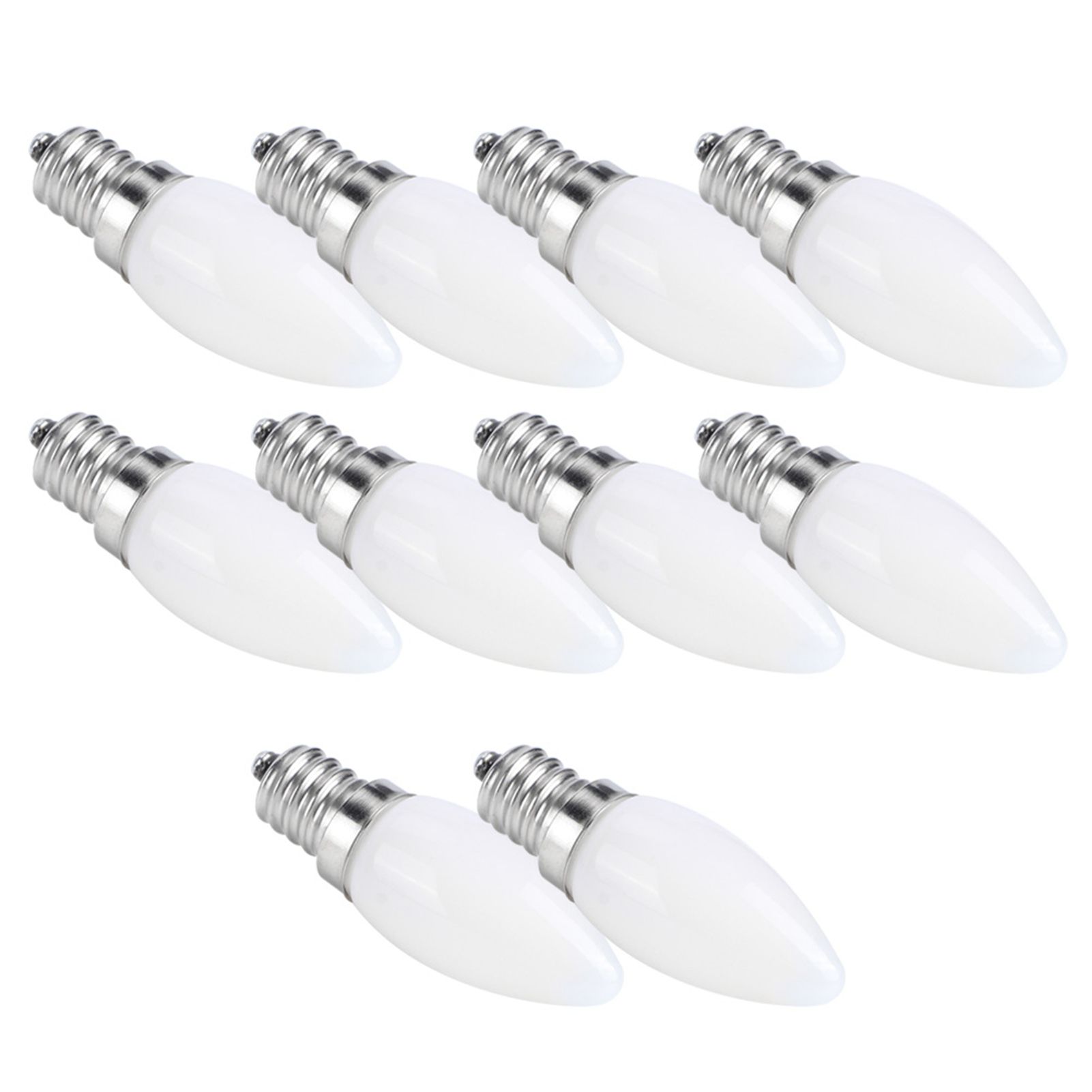 10pcs E12 LED Bulb 1.5W Warm White Lamp for Chandelier Ceiling Light Wall Lamp Home Lighting AC 110V — image 6