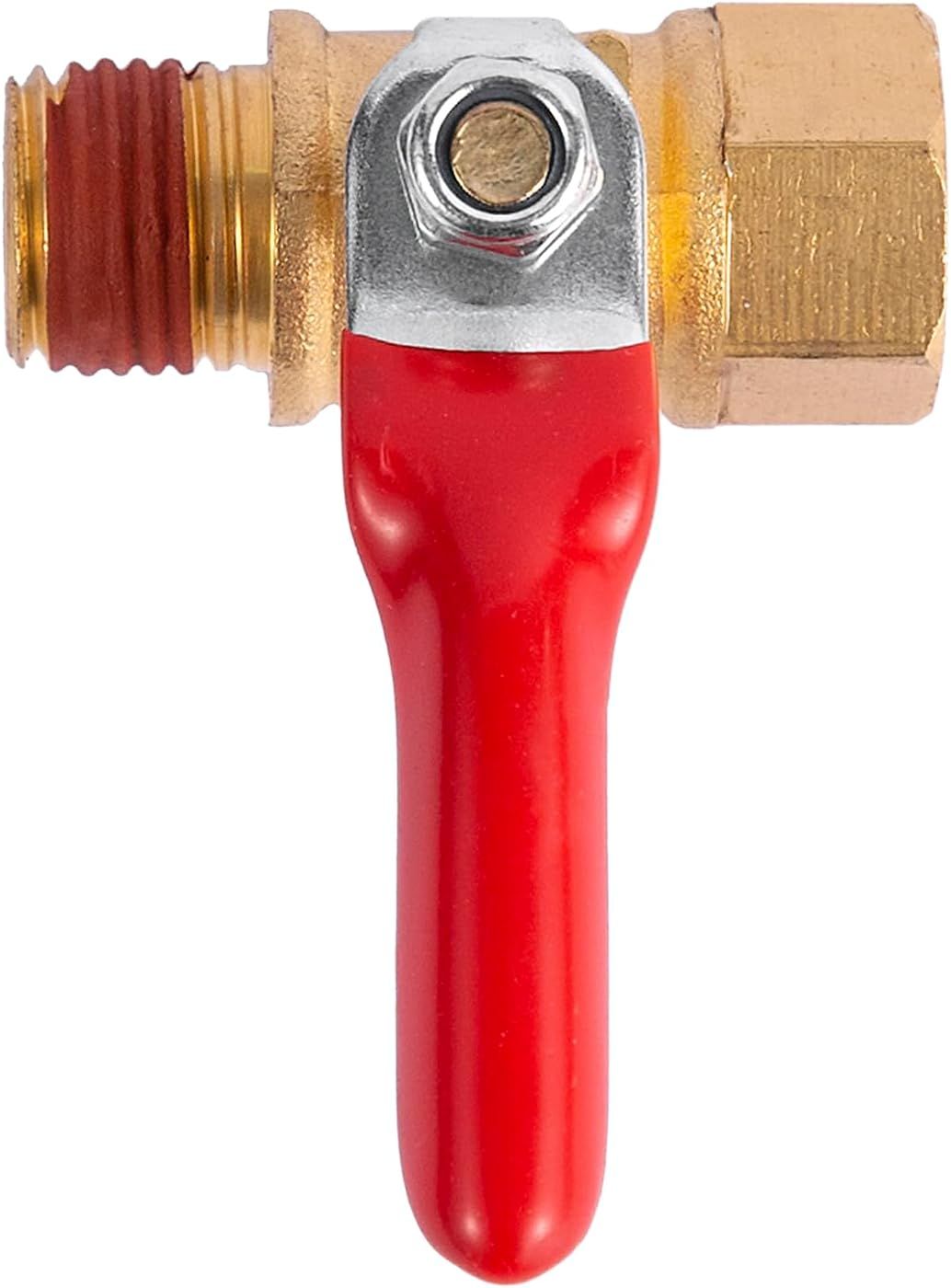 2 Pack Brass Air Compressor Ball Valves, 1/4 inch Male and Female NPT Shut-Off Switches with 1/2 inch Thread Diameter for Air Hoses โ image 6