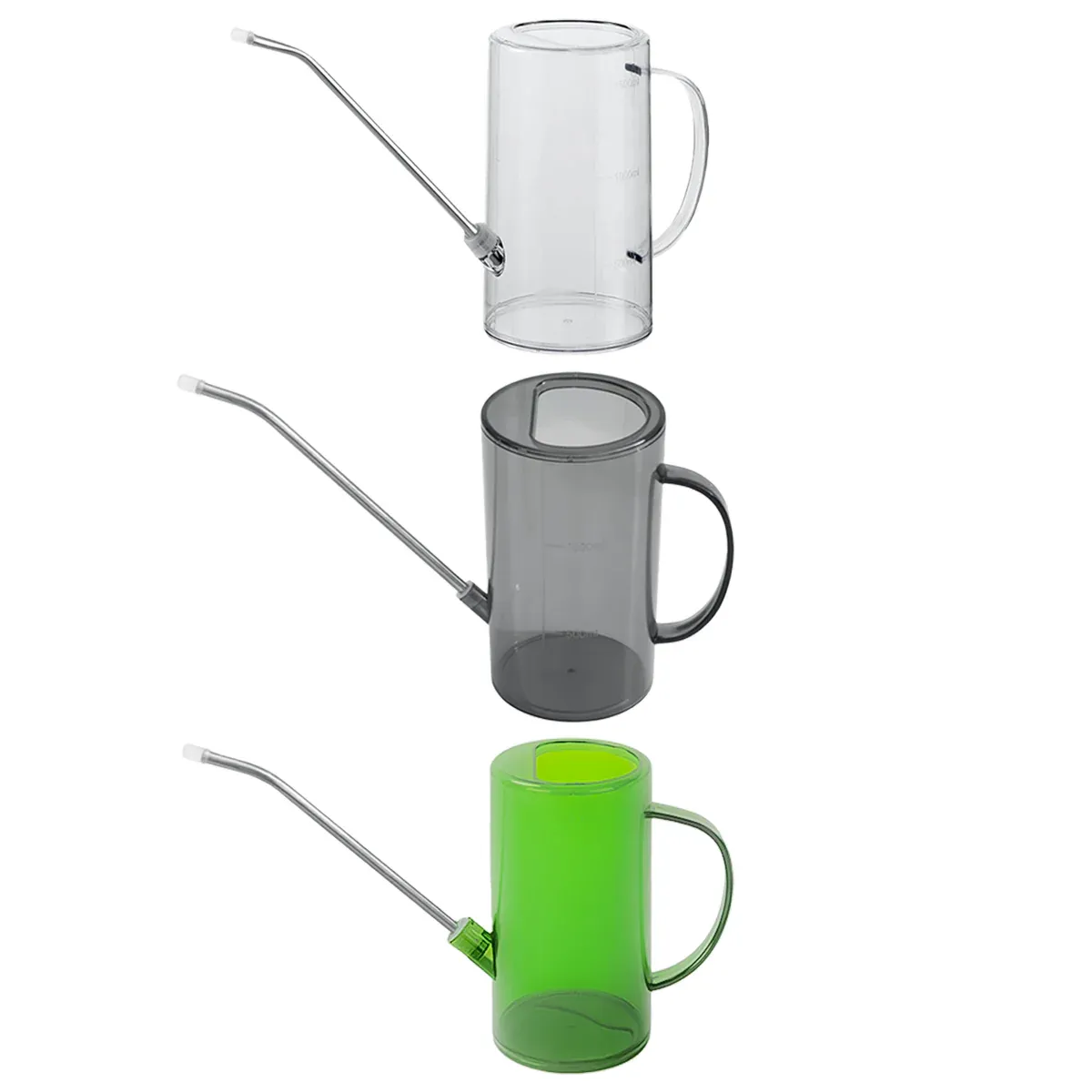 Watering Can Long Spout For Indoor Outdoor Garden Potted Plants Flowers Use - Transparent — image 3