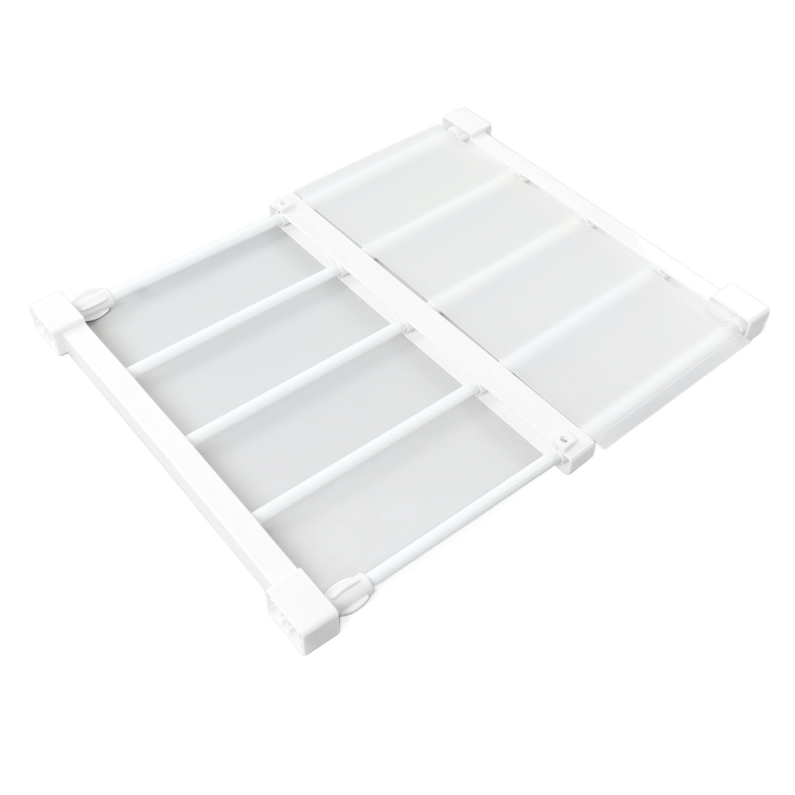 Tension Rod Shelf 14.2 Inch Width Nail Free Expandable Storage Rack for Cabinet Wardrobe 30 to 40cm /11.8 to 15.7in — image 2