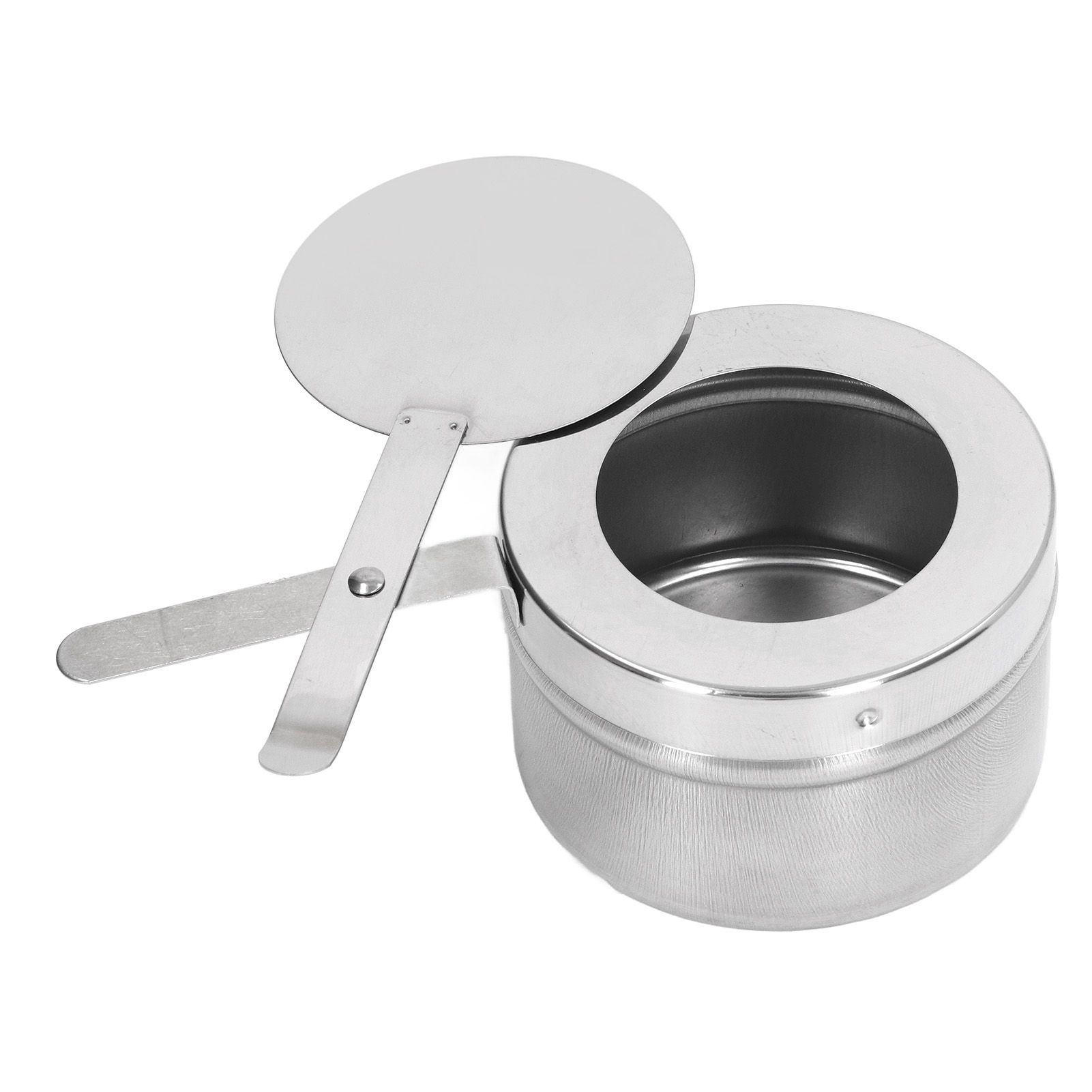 Wax Heating Furnace with Handle and Cover Stainless Steel Portable Food Heating Stove Cup — image 5