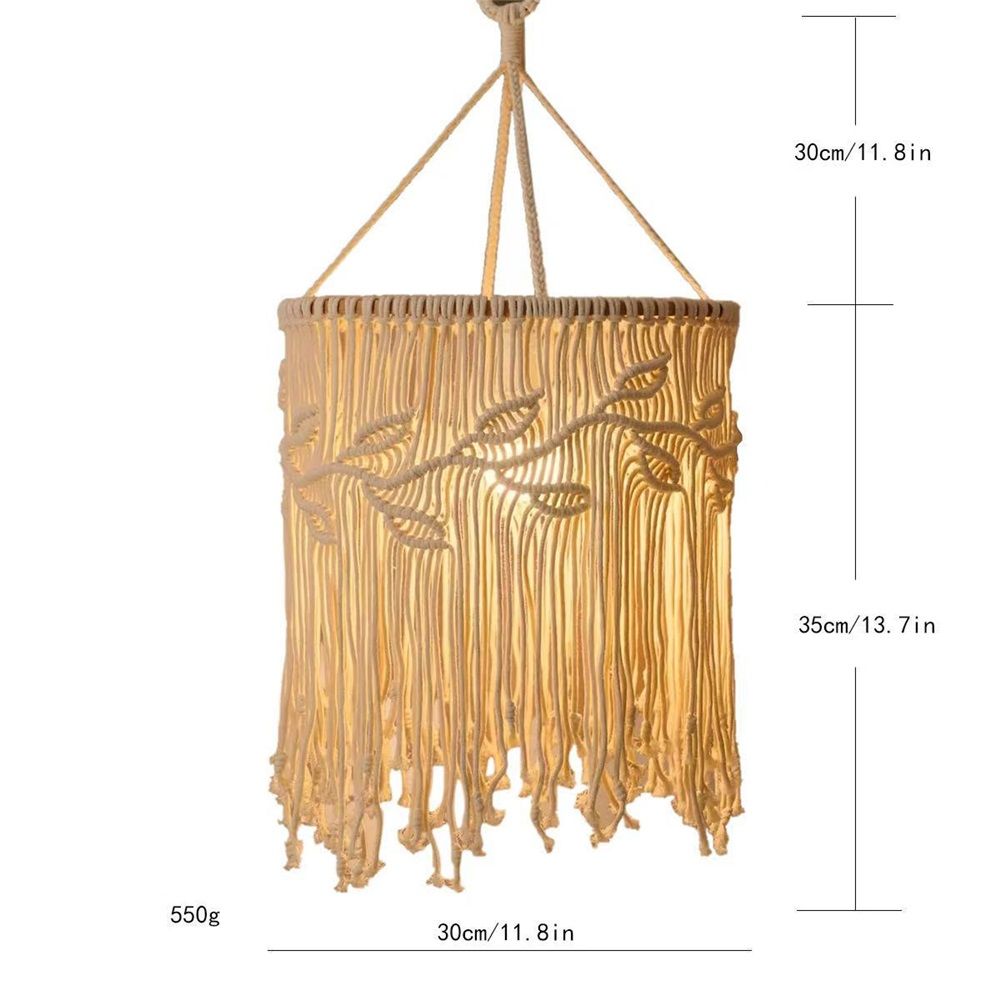 Hanging Lamp Shade Light Cover Pendant Ceiling Decor for Living Room, Bedroom and Bathroom, Bulb Not Included — image 4