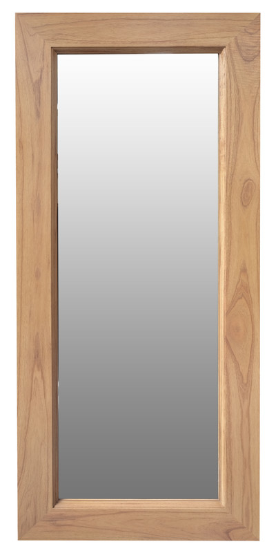 Manhattan Solid Timber Frame Standing Mirror - Nautral — image 2