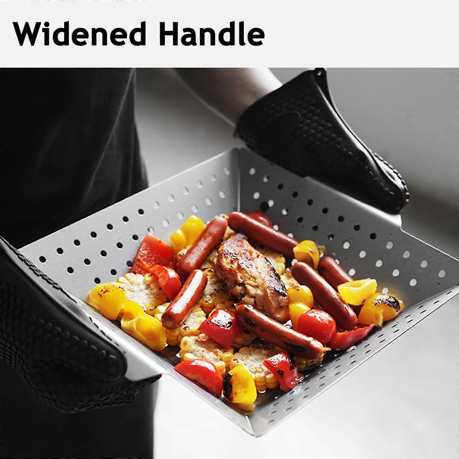 Stainless Steel Grill Pan Vegetable Grill Basket FLYE1392 — image 5