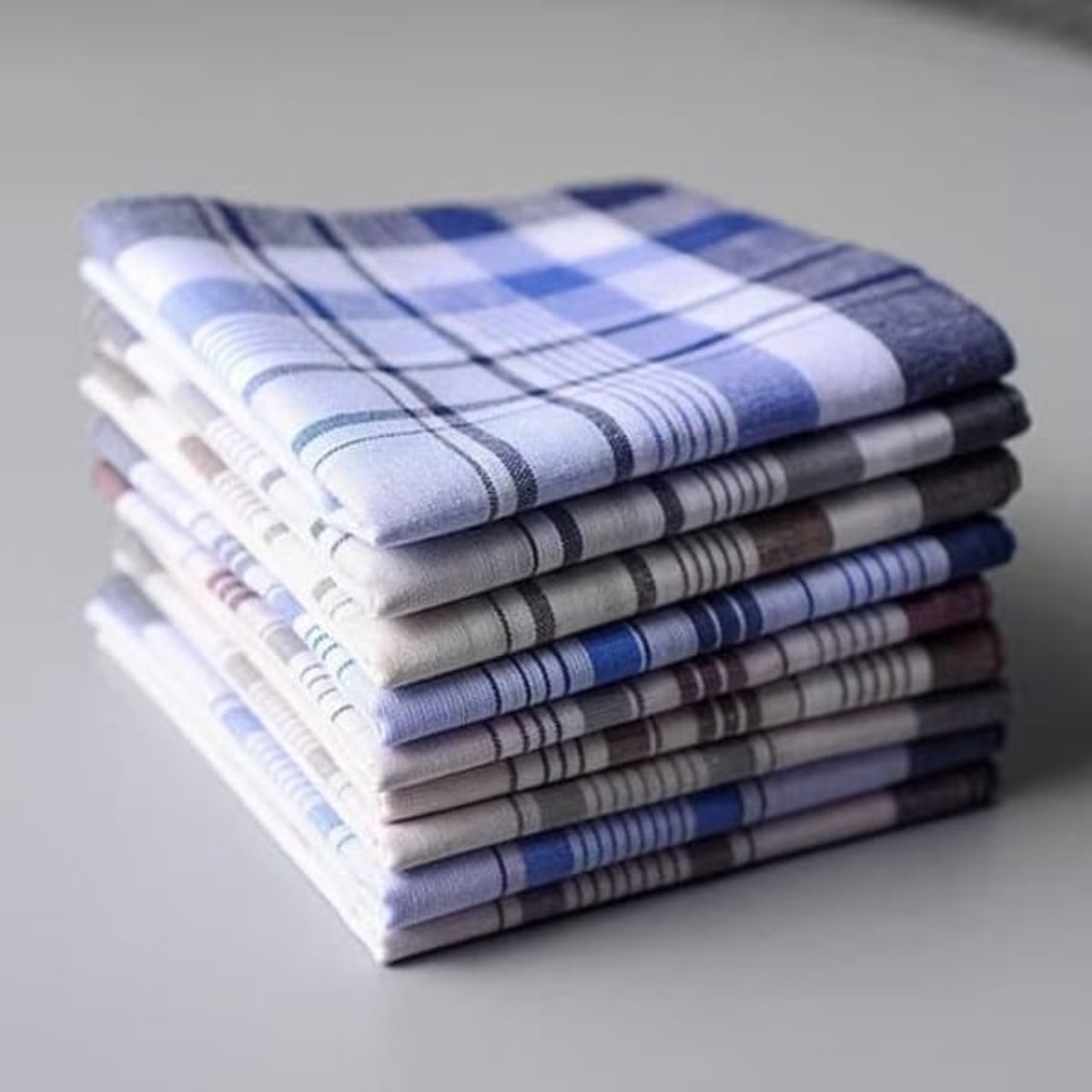 Handkerchiefs Pack of 10 - Men's Handkerchiefs - Cotton - Handkerchiefs 38cm x 38cm — image 5