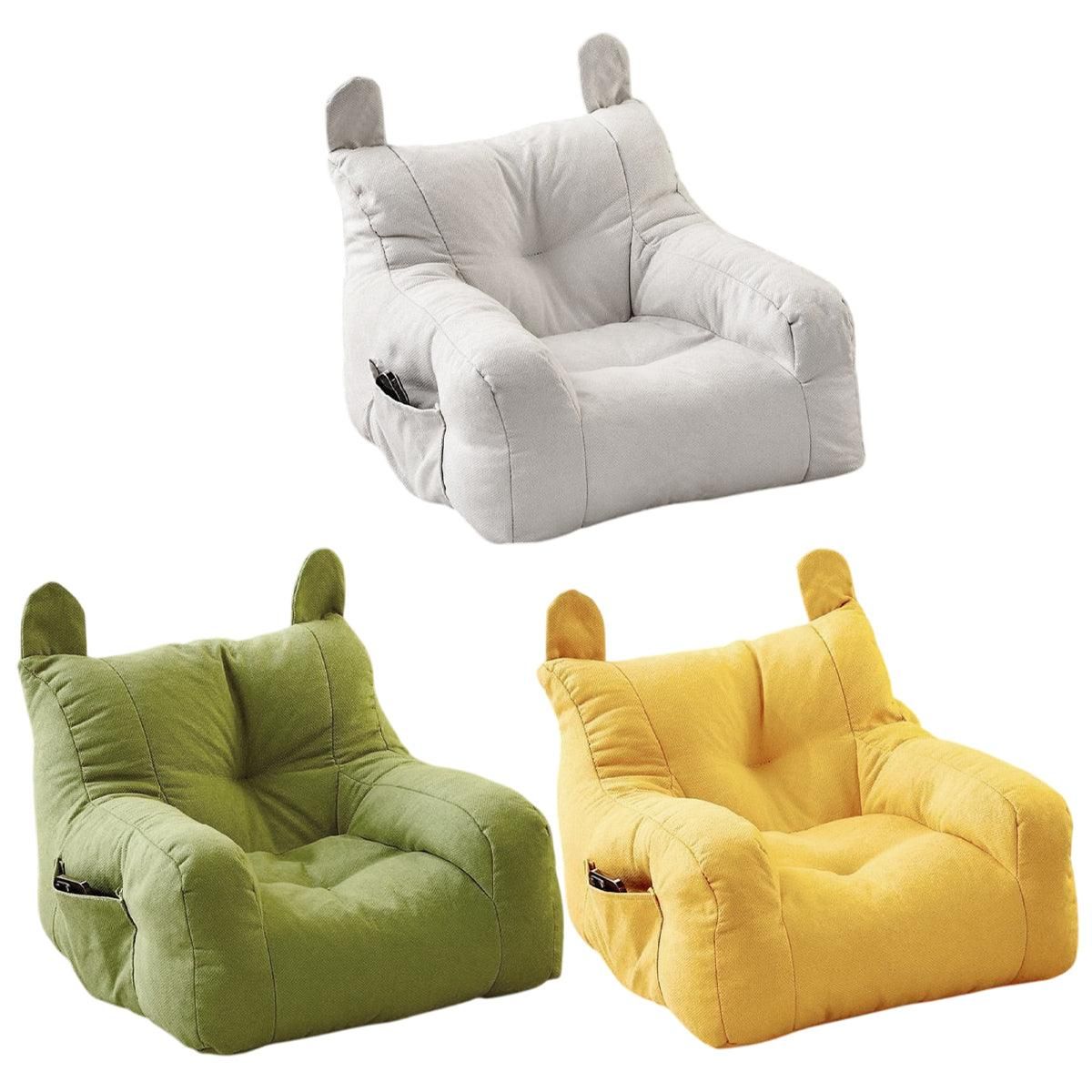 Small Sofa Chair Couch for Living Room Family Pet Furniture Comfortable Seat - Yellow — image 3