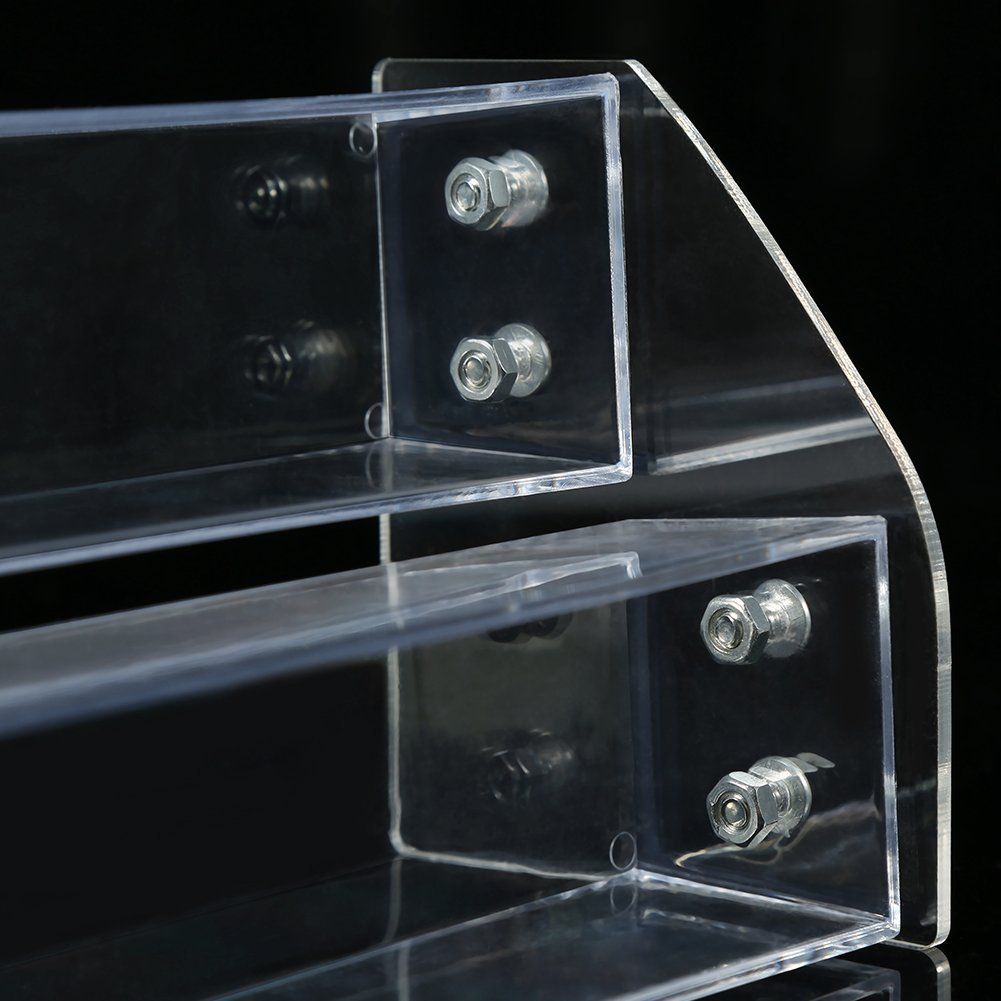 2 Layers Nail Polish Organizer, Transparent, High-grade Quality, Tabletop Mount, Ideal for Cosmetics โ image 4