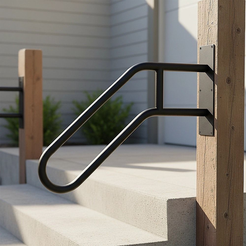 Metal Handrail For Outdoor Indoor Steps Stair Railing Safety Support Rail โ image 3