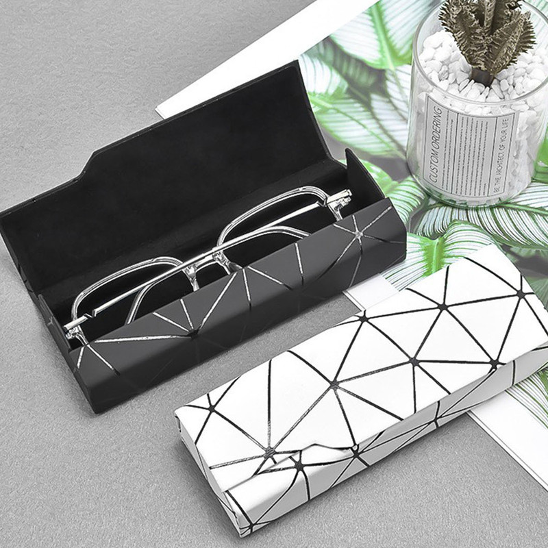 Premium Eyeglass Case - Retro Japanese Style - Sunglass Storage - Fashionable Geometric Pattern - Stylish Eyeglass Case - Durable and Shock-Resistant - Unisex β image 2
