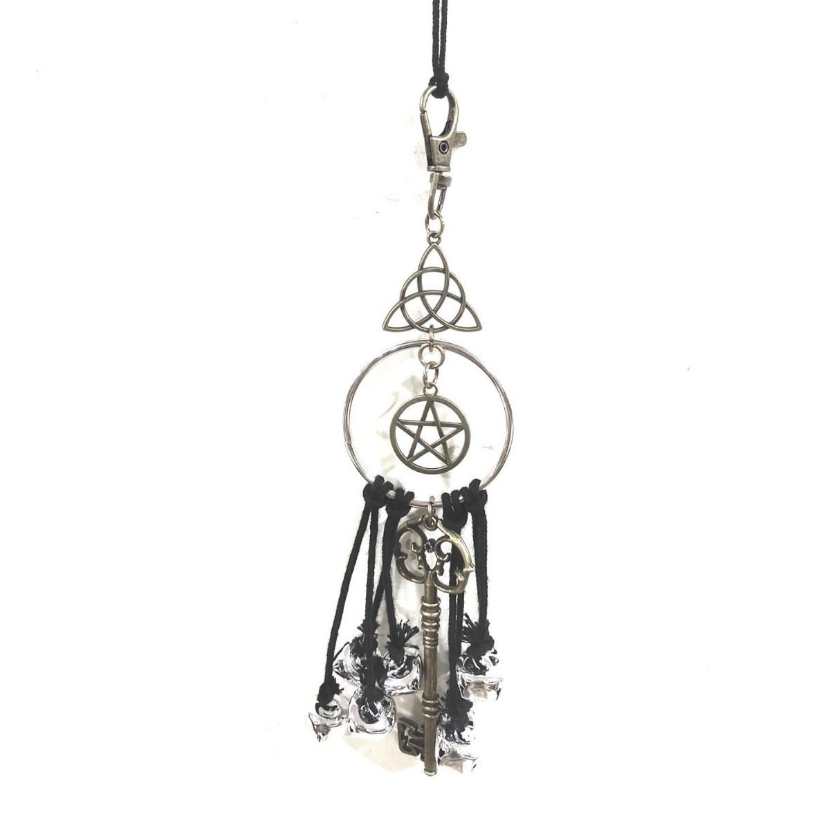 Witch Bells for Door Witchcraft Bells Supplies Wiccan Decor Altar Bell Antique Magic Keys Witchy Wicca Home Protection