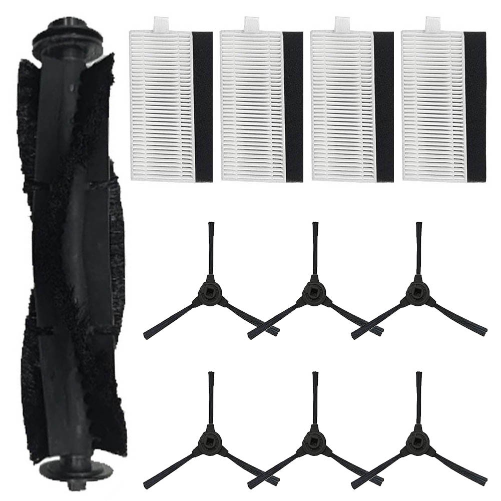 Replacement Parts Set Main Brush Side Brushes Filters For Ihome Robot Vacuums — image 3