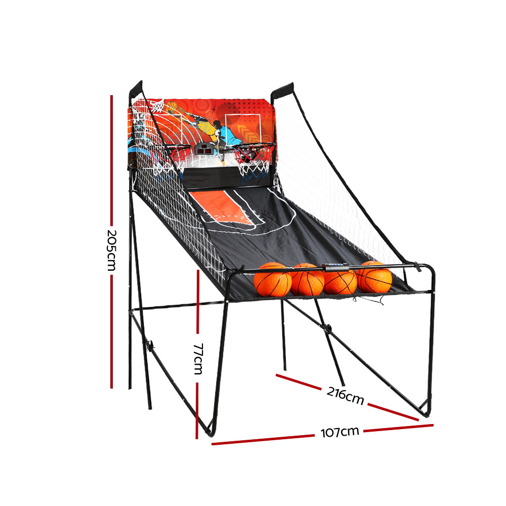 Basketball Arcade Game Electronic Scorer 8 Games Double Shoot Black โ image 2