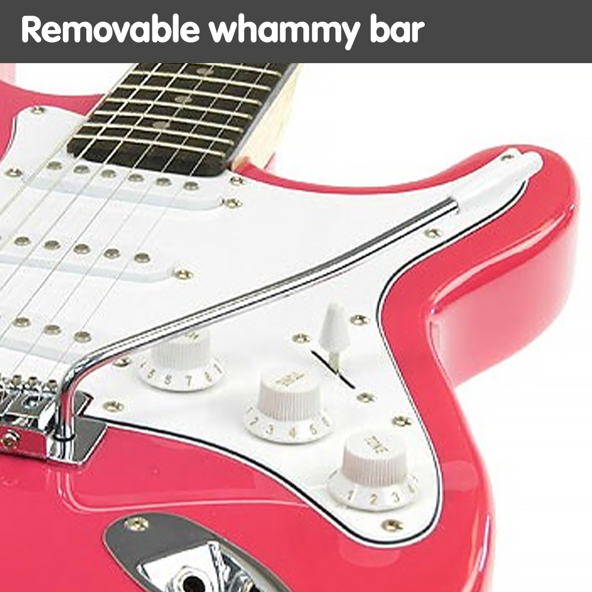 Karrera 39in Electric Guitar - Pink โ image 6