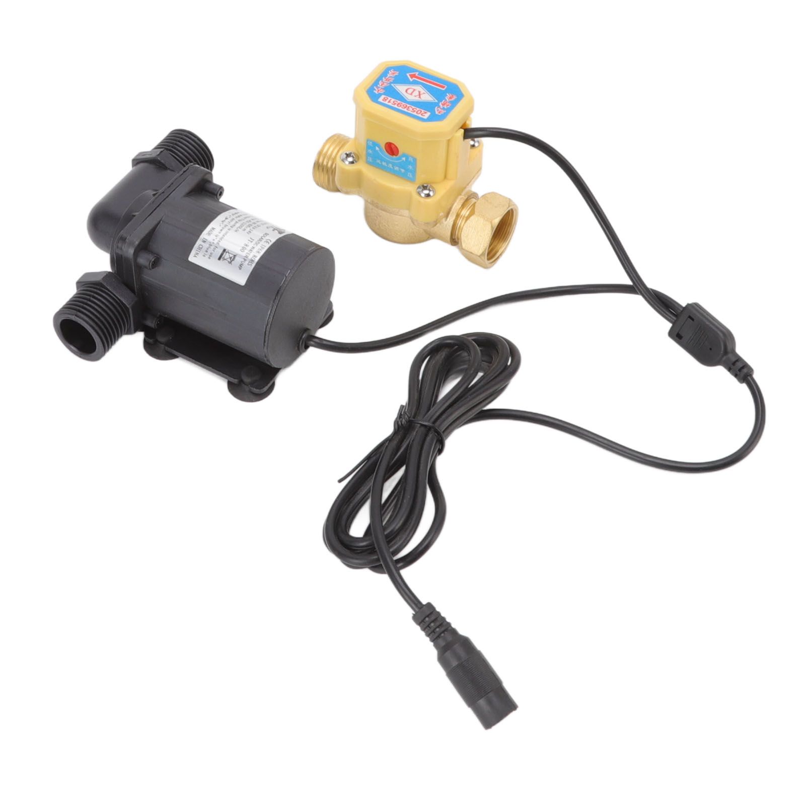 DC Brushless Pump Quiet Solar Water Heater Booster Pump with Flow Switch 6v-24v G1/2 Male Thread โ image 3