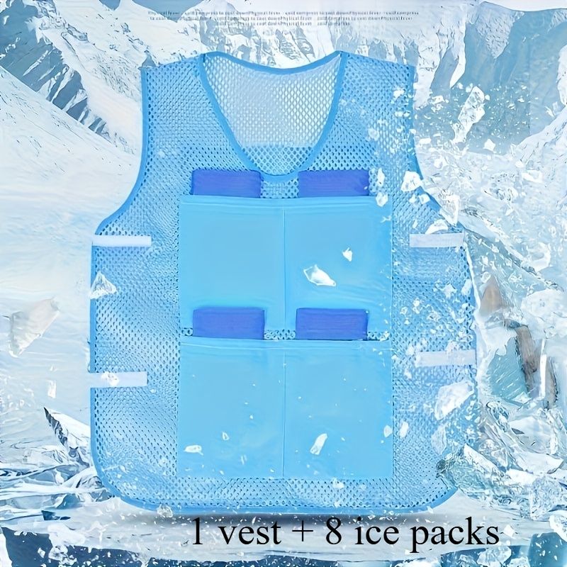 Summer Cooling Ice Packs, Reusable Heat Dissipation Cold Pads for Cooling Vest and Outdoor Heat Prevention โ image 4