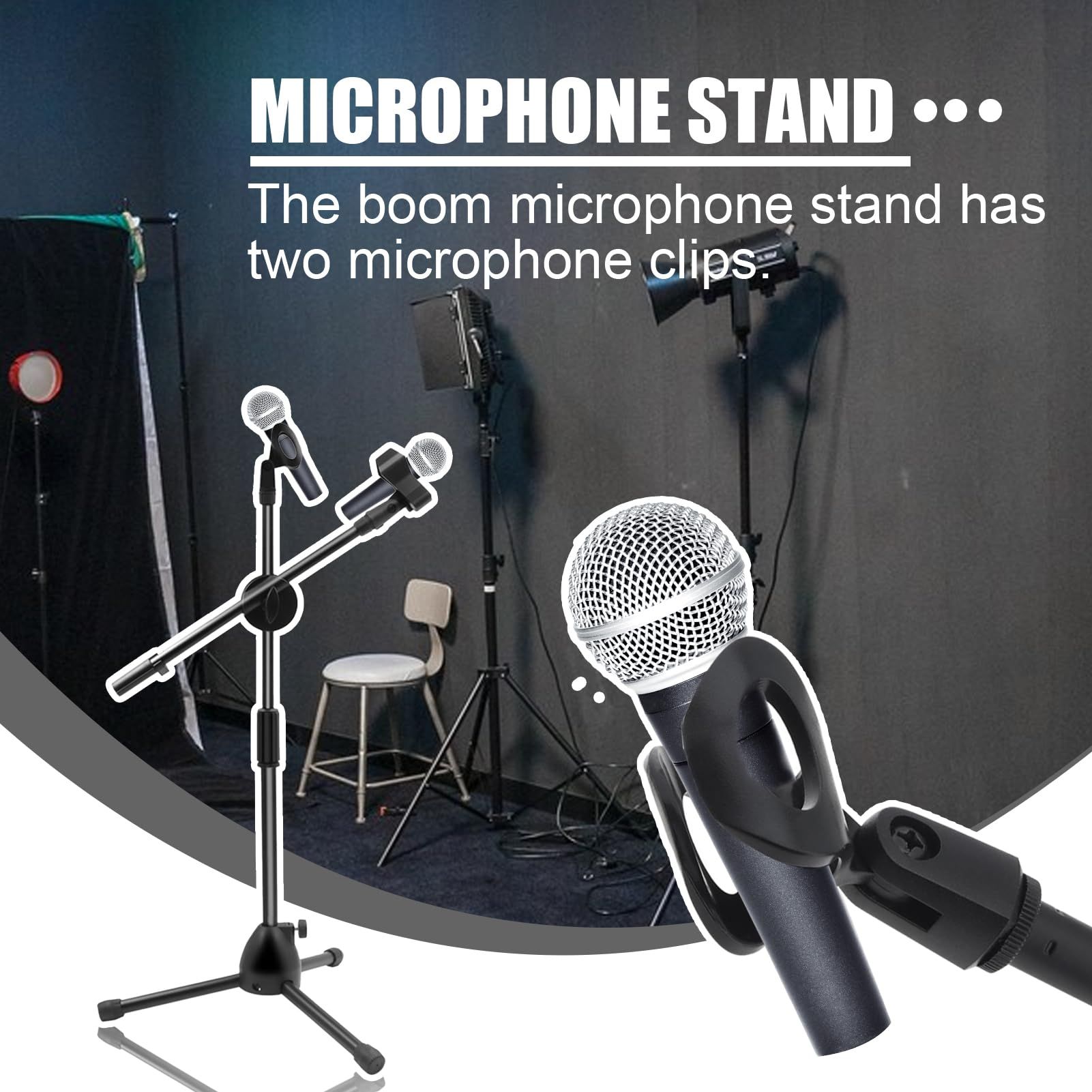 Thickened Metal Recording Mic Stand — image 4