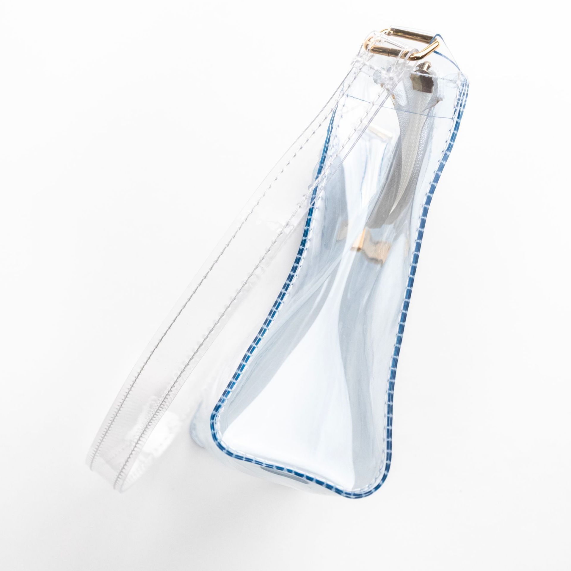 Clear Bag for Stadium Events Crescent Crossbody Bag for Women PVC Small Purse for Travel Work Concerts Sports Festivals โ image 3