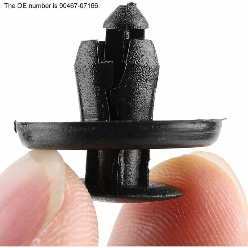 Car Fender Clips, Rivet Clips Mudguard For Car Fender Clips Retainer Fasteners Mudguard Hood For 90467-07166 (50 pcs) — image 4