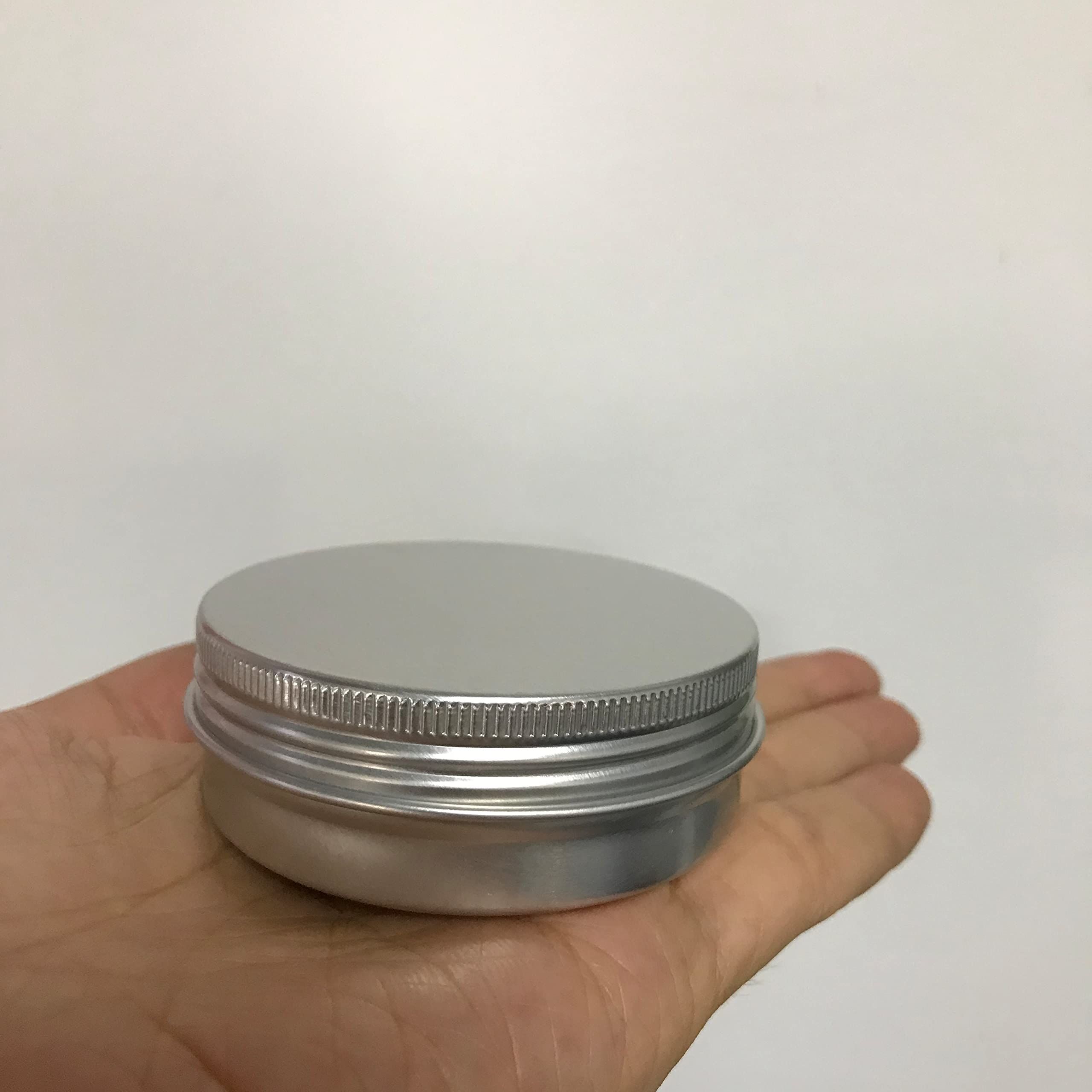 2 pieces of 15ml small ounce empty silver aluminum tin metal steel cans, sample cosmetics container, sliding bottle box โ image 5