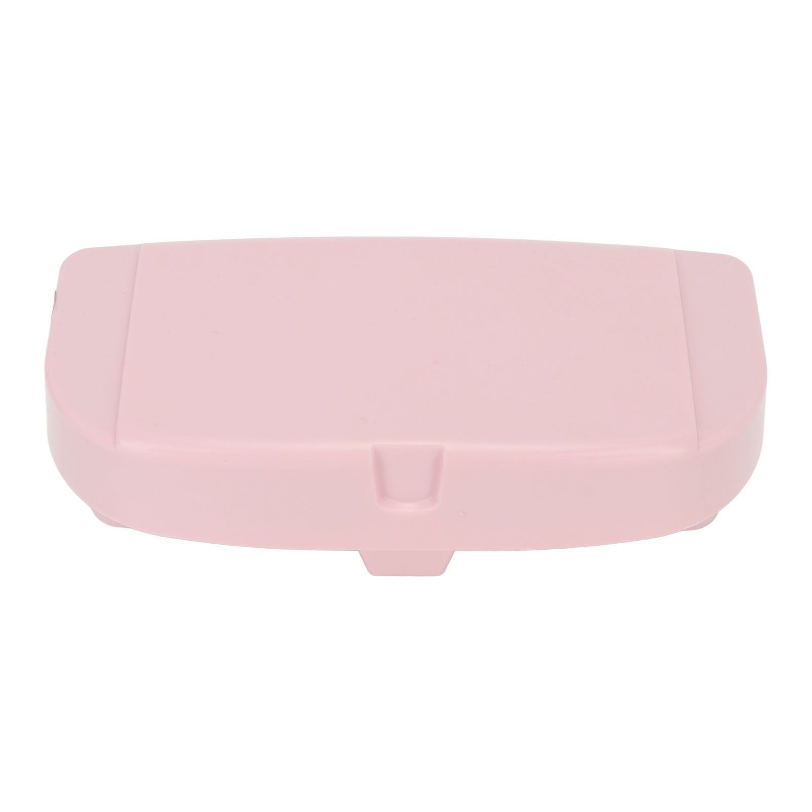 Multifunctional Car Glasses Holder Case Car Sun Visor Sunglasses Case Holder Eye Glasses Organizer Box With Clip Pink — image 4