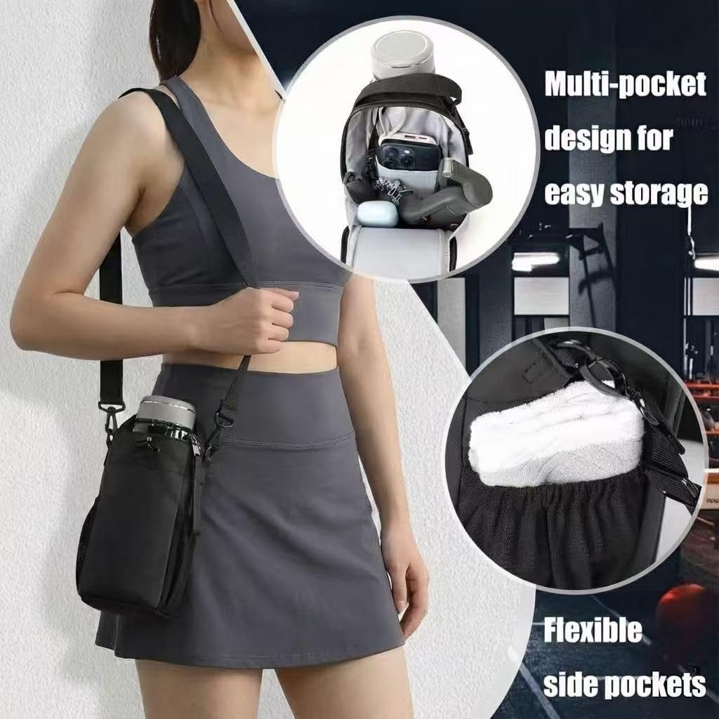 Magnetic Sports Bag - Water-resistant Fitness Tote - Portable Unisex Gym Travel Bag - Black โ image 3