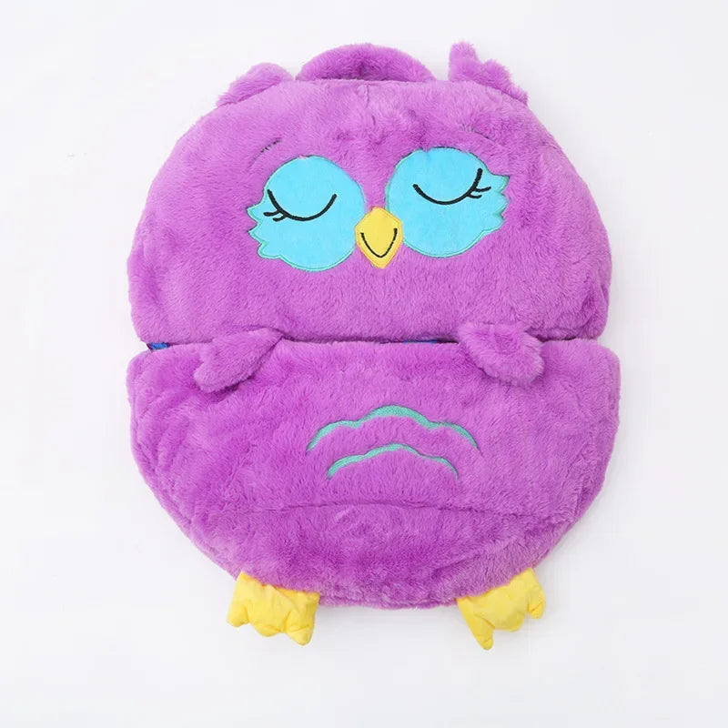 Kids Shark Sleeping Bag Plush Doll Pillow (Purple) โ image 3