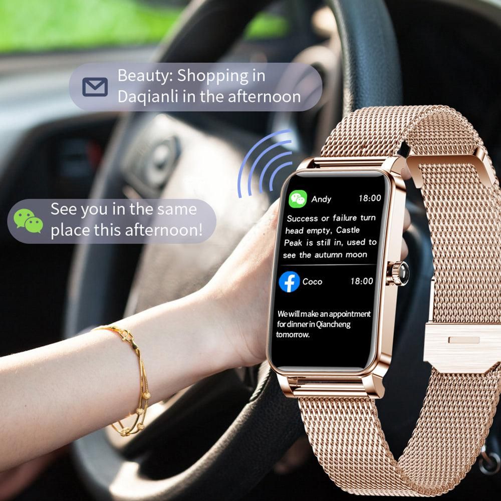 Smart Watch for Women Fitness Tracker Sport Bracelet for Android iOS Phones Gold โ image 5