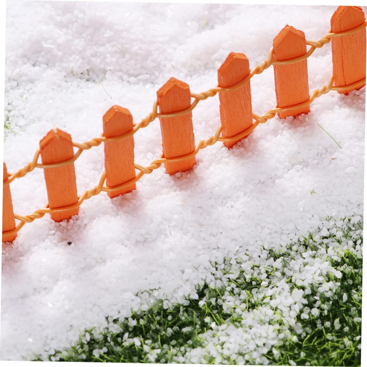 Christmas Decorations Garden Border Fence Miniature Christmas Trees Fence Accessories Nativity Decor Wood Picket Christmas โ image 3