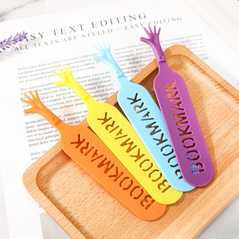 4Pcs Book -Scratch Hollow Out Design Handcraft Labeling Smooth Surface Finger Help Me Novelty Reading Bookmark School โ image 4