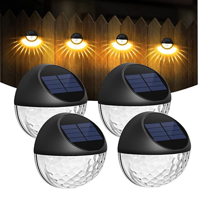 Solar Fence Lights Outdoor Deck Lights Solar Wall Lights Outdoor Waterproof Led Solar Stairway Lights Outdoor Yard Lights