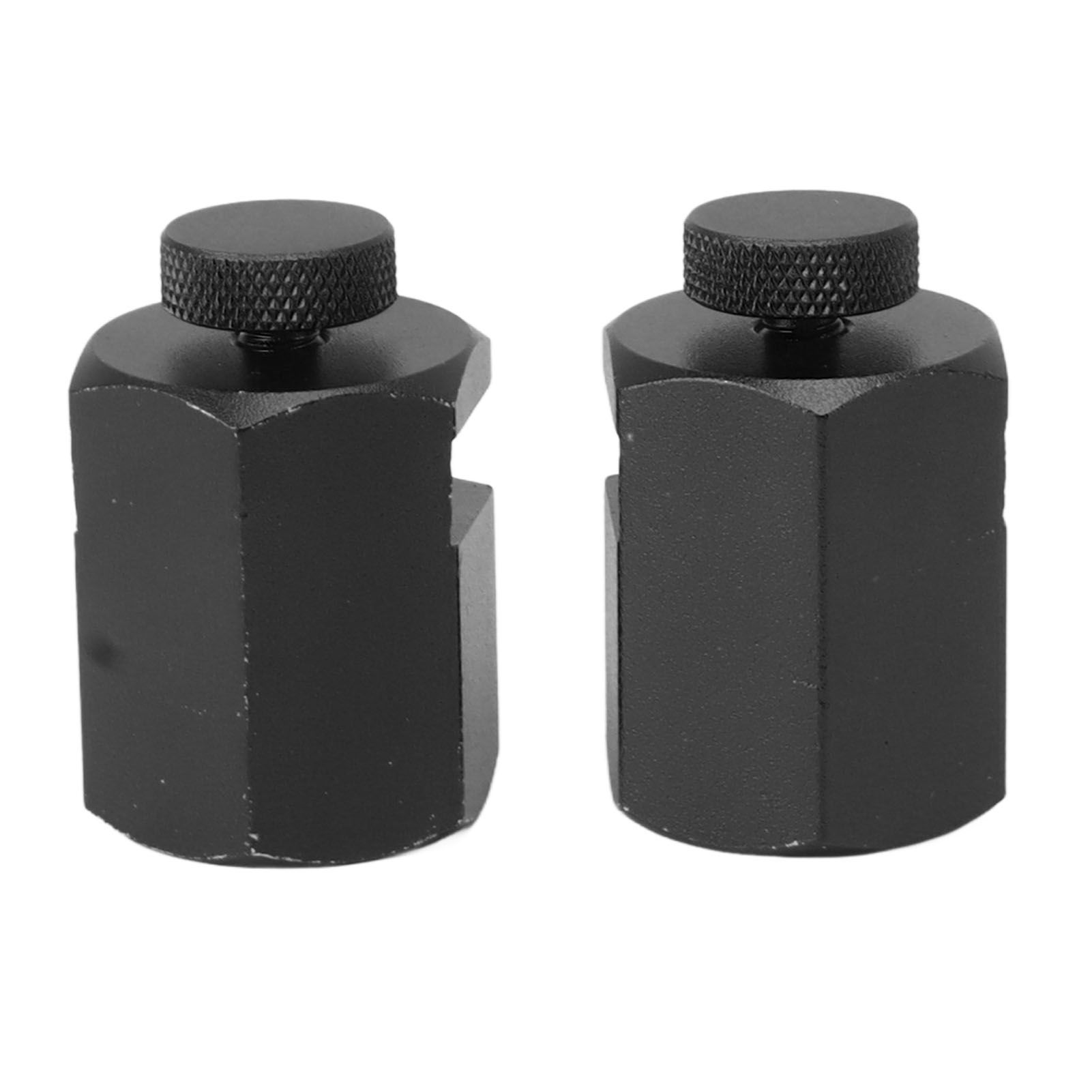 2PCS Stair Guages Knobs Aluminium Alloy Stair Stringer Layout Tool for Framing Square Carpentry Rafter Black โ image 6