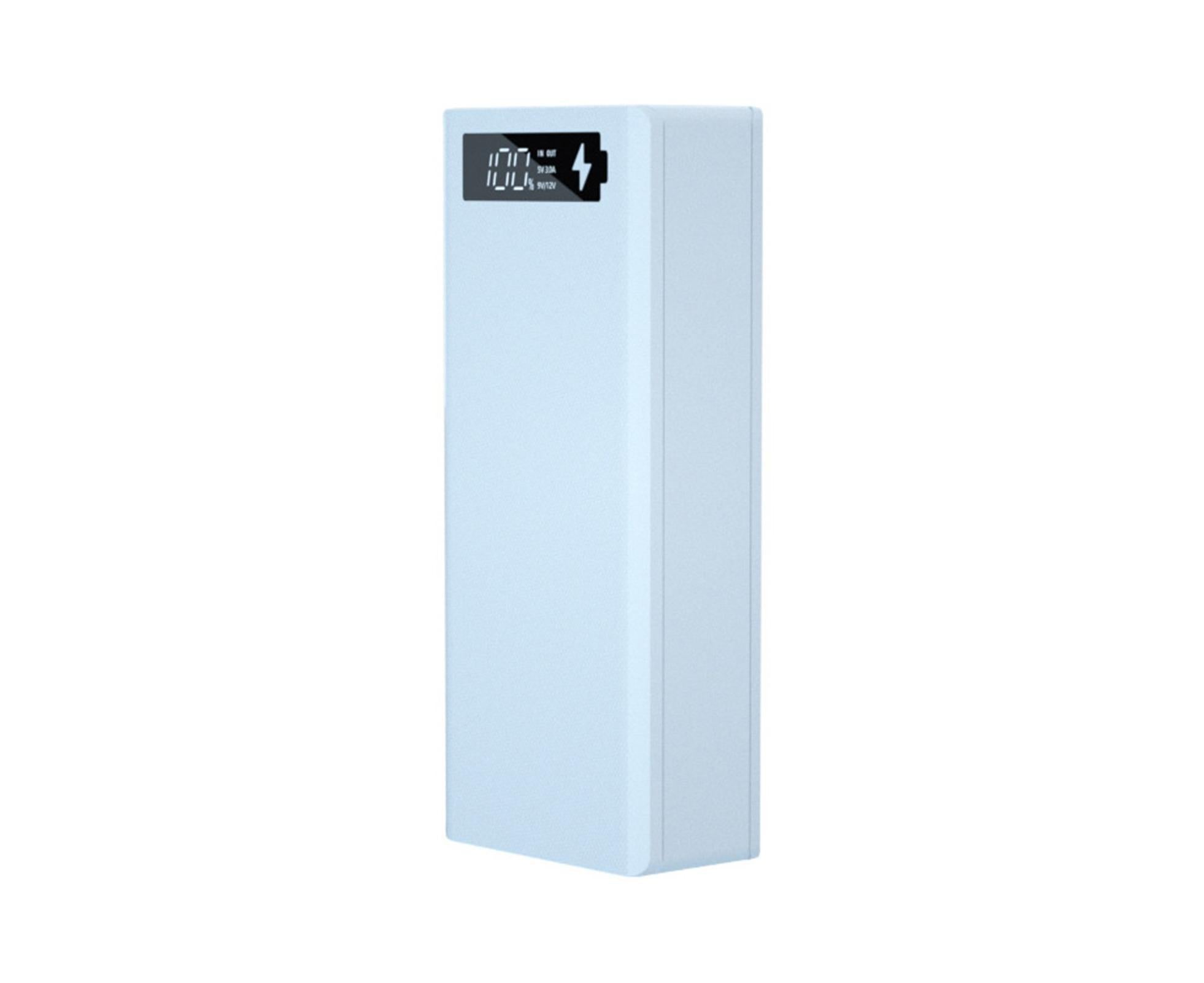 Battery Charger Case Detachable Design 5 Interfaces LCD Rechargeable Multifunctional 15W Fast Charging Easy to Carry Battery Charge - White โ image 2