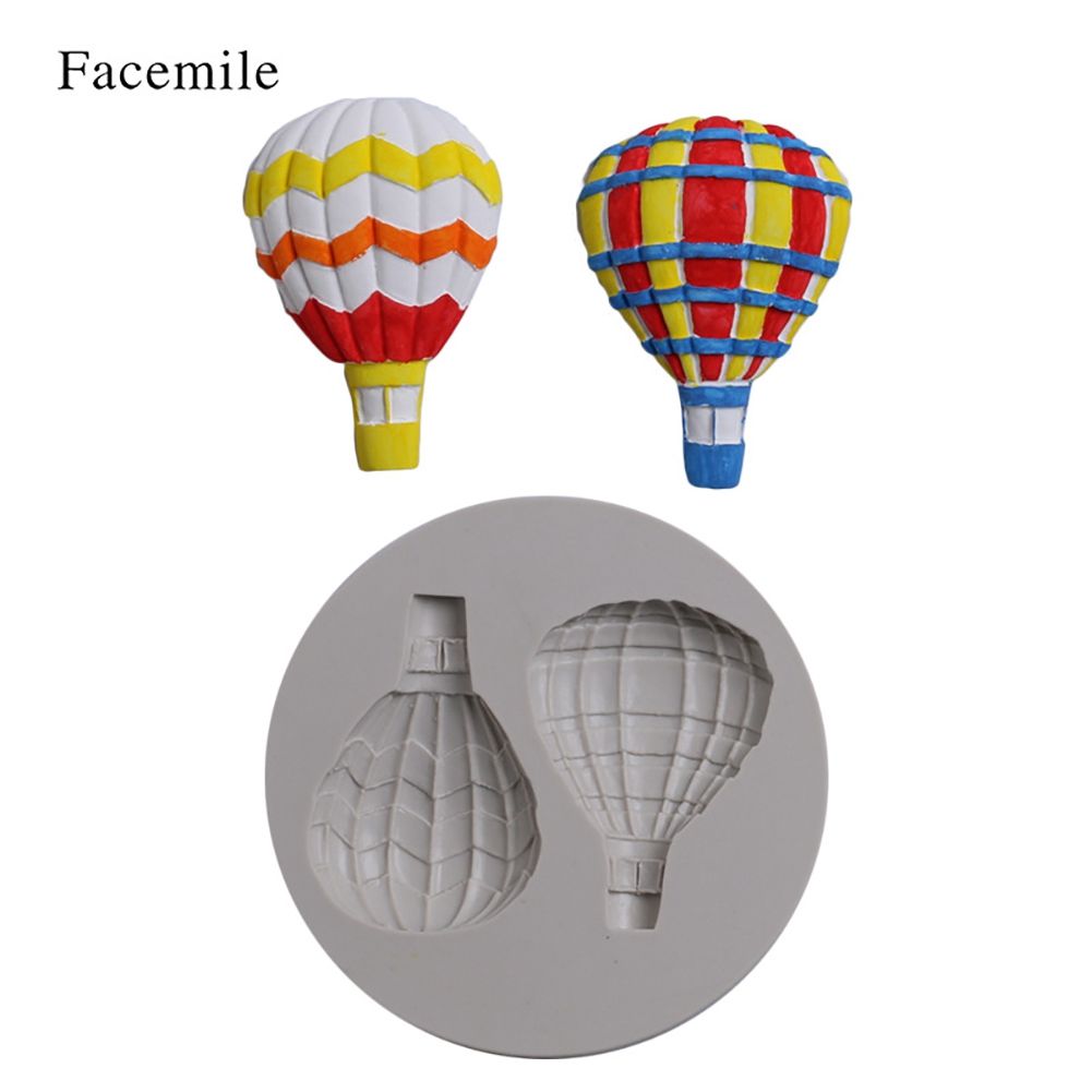 Hot Air Balloon Pattern Fondant Cake Decorative Baking Silicone DIY Mold (50-615) — image 4