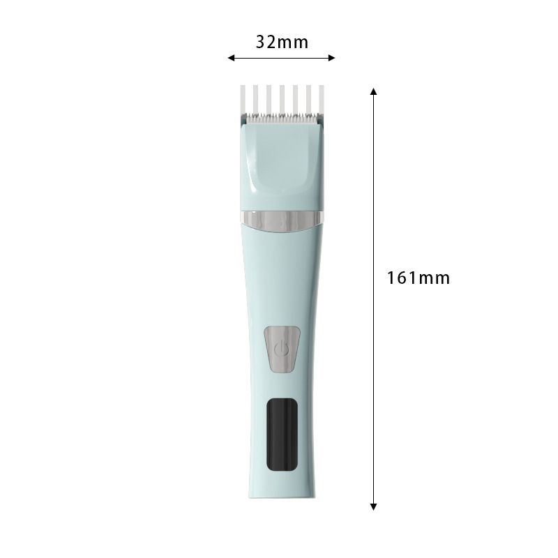 Rechargeable Pet Hair Clipper with LED Display Green - 32mm Wide Blade, Type-C Charging, Cordless Dog & Cat Grooming Trimmer for Home Pet Hair Cutting โ image 5